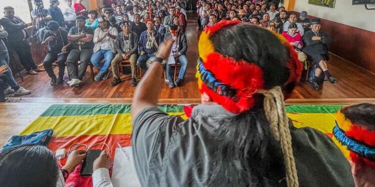 Conaie anunció paro nacional