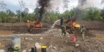 Operativos de control minero en Ecuador