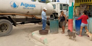 Aguas Machala EP informa sobre trabajos para restablecer el servicio de agua potable
