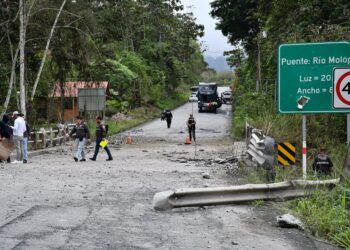 En cuatro días se instalará un puente Bailey en Mollopongo tras atentado explosivo