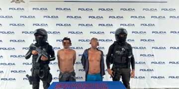 Dos posibles expendedores detenidos en el norte de Machala