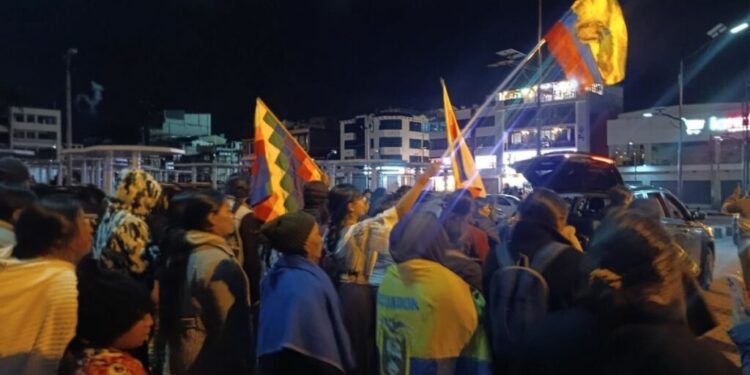 Organizaciones indígenas rechazan sesión del Pleno de la Asamblea Nacional en Imbabura