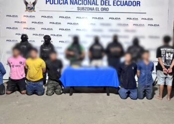 El Oro entre las provincias donde fueron detenidos 55 presuntos secuestradores y extorsionadores