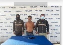 Aprehenden a sujeto con arma de fuego en operativos investigativos