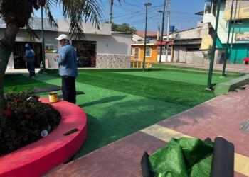 Remodelación del Parque del Niño está en la etapa final