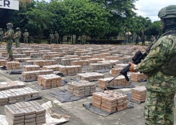 Ecuador decomisó 214 toneladas de droga en 2025, pero bajó frente a 2024