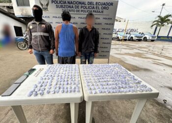 Policía aprehendió a un sujeto y aisló a un menor por presunto tráfico de drogas