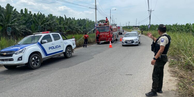 Reportan incendio provocado en el sector San Jerónimo