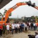 Pasaje celebra inicio de obras de agua potable y entrega de equipo caminero