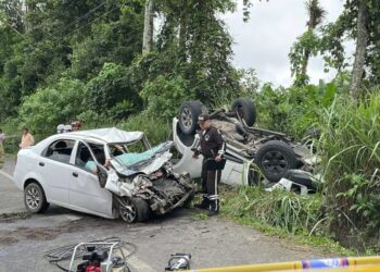 Accidente de tránsito deja dos personas fallecidas
