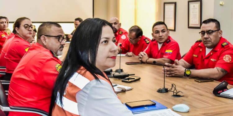 Fortalecimiento de la coordinación binacional en gestión de riesgos y respuesta bomberil en la frontera sur