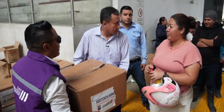 Emergencia en Ecuador por fuertes precipitaciones atiende Secretaría de Riesgos