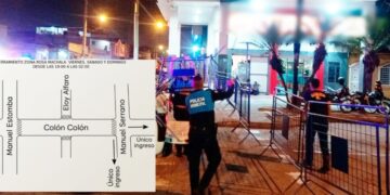 Zona Rosa de Machala será cerrada con vallas y control de acceso por hechos delictivos