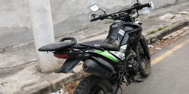 Policía Nacional recupera motocicleta reportada como robada en el sector Sauces 1