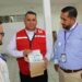 ​Cruz Roja de El Oro entrega importante donación de 320 mil jeringuillas al Hospital Teófilo Dávila