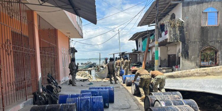 Decomisan más de 40 tanques con químicos para procesar sustancias ilícitas