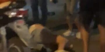 Cuatro personas resultaron heridas tras un fuerte choque de motocicletas en Pasaje