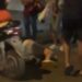 Cuatro personas resultaron heridas tras un fuerte choque de motocicletas en Pasaje