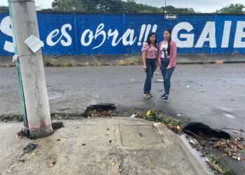 Amenaza de un socavón preocupa a moradores de “Las Crucitas”