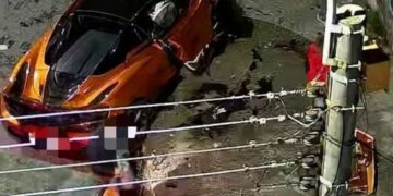 Mecánico estrella un exclusivo vehículo McLaren valorado en 300 mil dólares en el norte de la capital