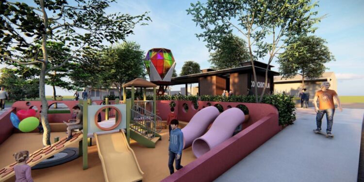 Socializan el proyecto para la construcción del nuevo parque comunitario en Conchicola