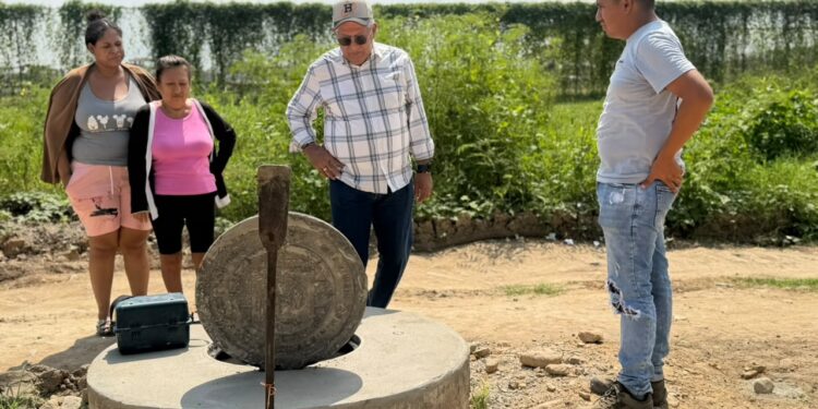 Obra de alcantarillado sanitario en la Unificación Cristina María registra un 80% de avance físico